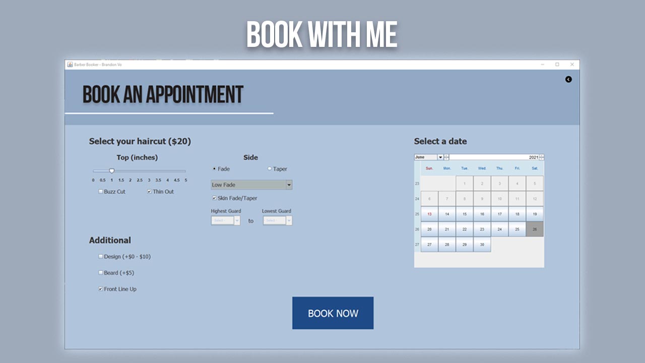 Barber Booking Application